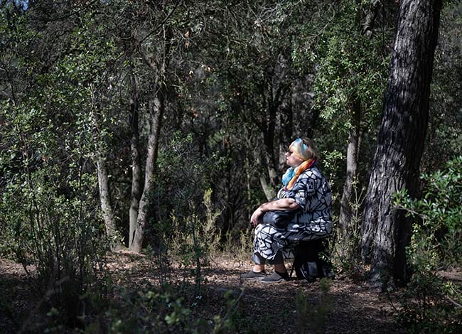 Una de les sessions pràctiques dels curs al Parc Natural de la Serra de Collserola. Autor: FTHub