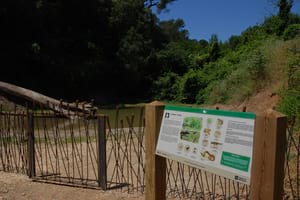 Detall de la tanca i el plafó. Autor: CPNSC