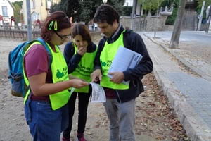 Porta a porta a Vallvidrera. Autor: CPNSC
