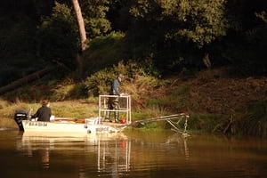 Pesca elèctrica al pantà. Autor: CPNSC