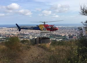 Incendi a Collserola. Autor: CPNSC
