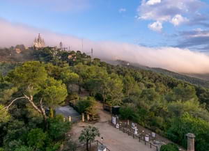 Collserola des de l'Observatori Fabra. Autor: Alfons Puertas