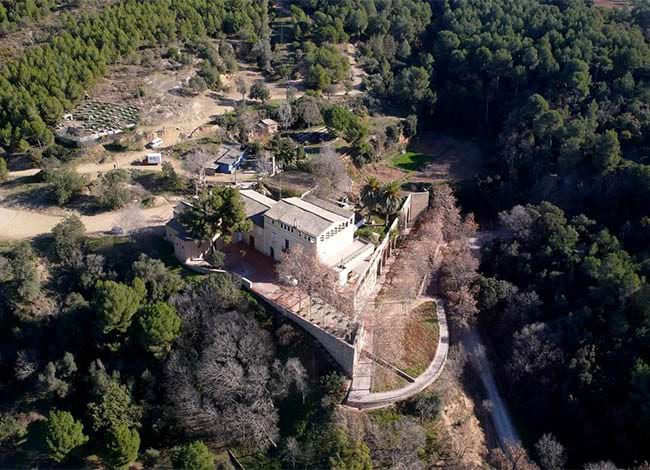 Vista aèria de la Masia la Salut. Autor: CPNSC