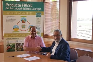 Josep Perpinyà i Joan Guix. Autor: Consorci Parc Agrari