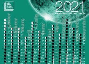 Calendari de les llunes 2021. Autor: XPN