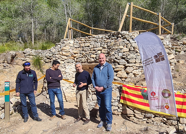 Durant l'acte d'inauguració es va fer una explicació de les actuacions dutes a terme. © XPN