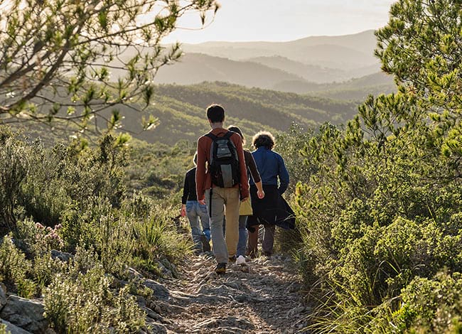 Activitat pel GR 92 al Parc del Garraf. Autor: Oriol Clavera / Diputació de Barcelona