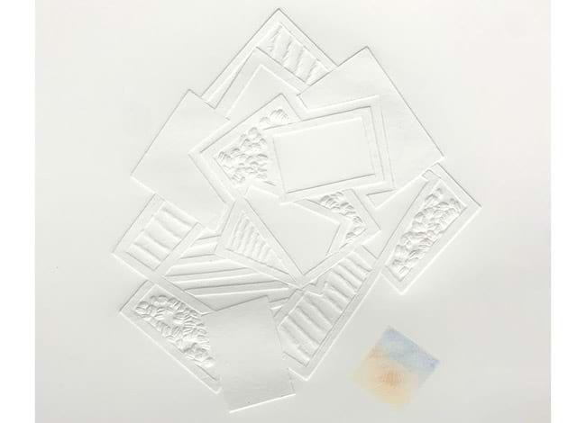 Pintura gofrada. Autor: Montse Forns