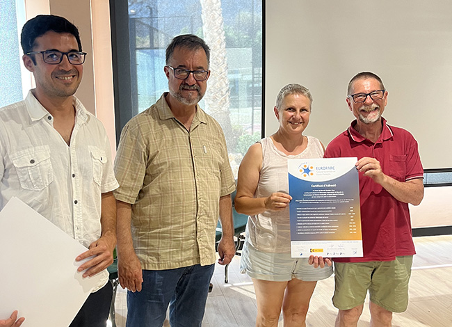 Diploma a l'Observatori Astronòmic del Garraf. © Aethnic