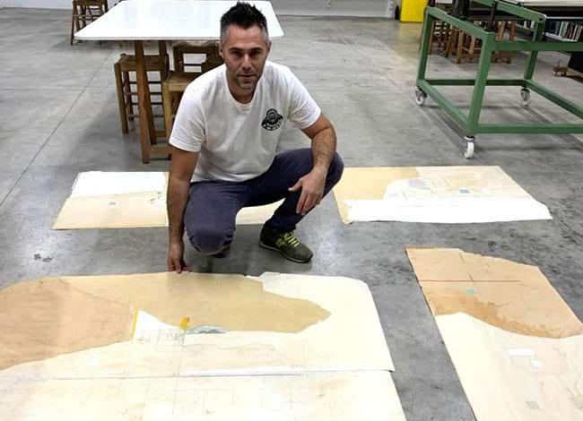 Miquel Muñoz exposa a l'espai interdiscilpinari. Autor: Miquel Muñoz