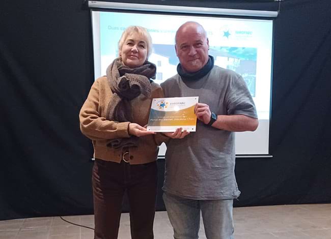 Toni Domínguez va recollir el certificat de can Grau. Autor: XPN