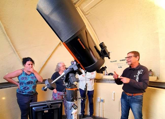 L'Observatori Astronòmic del Garraf va ser un dels equipaments que es va visitar. Autora: Sofia Paricio / XPN