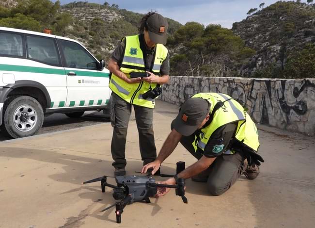 Membres de la Unitat RPAS del Cos d’Agents Rurals. Autor: XPN