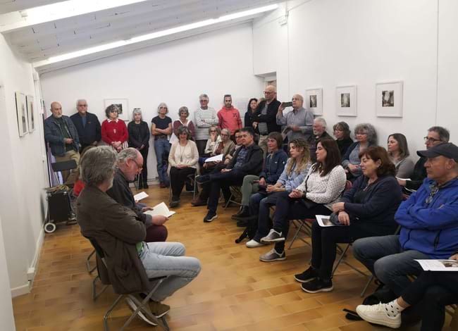 Moment de l'homenatge tribut a Pep Mata. Autor: Vallgrassa, Centre Experimental de les Arts