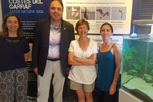 Junyent, durant la inauguració. Autor: Diputació Barcelona