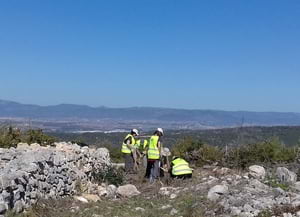 Voluntaris restaurant el mur de pedra seca. Autor: Cercle Voluntaris