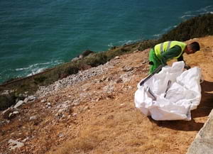 Neteja de deixalles. Autor: XPN