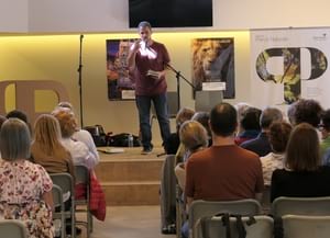 Pons Alorda durant el recital. Autor: Tramoia