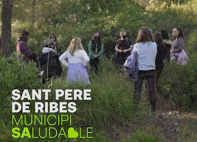 Banys de bosc de Sant Pere de Ribes municipi saludable. Autor: Ajuntament de Sant Pere de Ribes