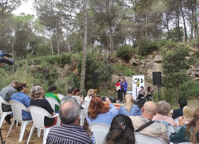 Recital Poesia als parcs a Begues, al Parc del Garraf. Autor: Tramoia Produccions Culturals