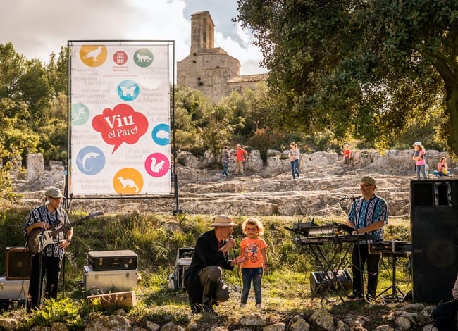 Edició anterior d'una Matinal al parc al Conjunt monumental d'Olèrdola. Autor: Taller de Cultura