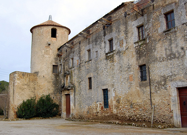 El castell de Penyafort és un dels elements patrimonials del Parc del Foix. Autoria: Àngela Llop