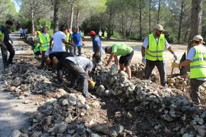 Moment de l'actuació. Autor: Cercle Voluntaris