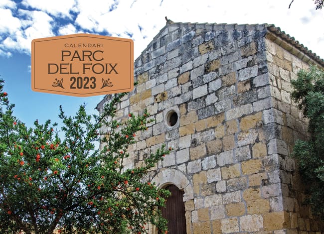 Detall de la portada del calendari 2023. Autor: Consorci del Parc del Foix