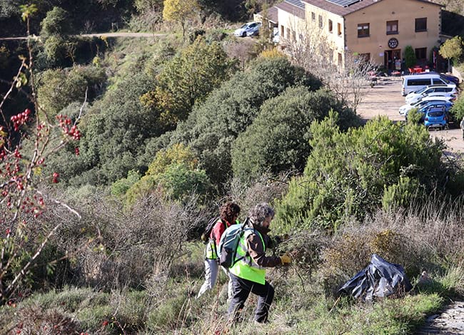 Inici de les actuacions del Cercle de Voluntaris al Montseny. Autoria: Cercle de Voluntaris dels Parcs Naturals
