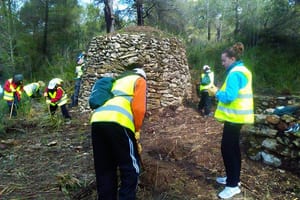 Voluntaris al Garraf. Autor: Cercle Voluntaris