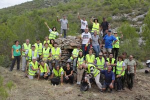 Participants a l'acció. Autor: Cercle Voluntaris