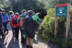 Visita a l'avenc de l'Esquerrà. Autor: Cercle Voluntaris