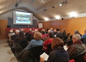 J. Padrós durant la trobada. Autor: Cercle Voluntaris