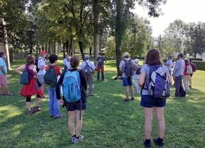 Grup de voluntaris durant la formació.<br />Autor: Cercle de Voluntaris