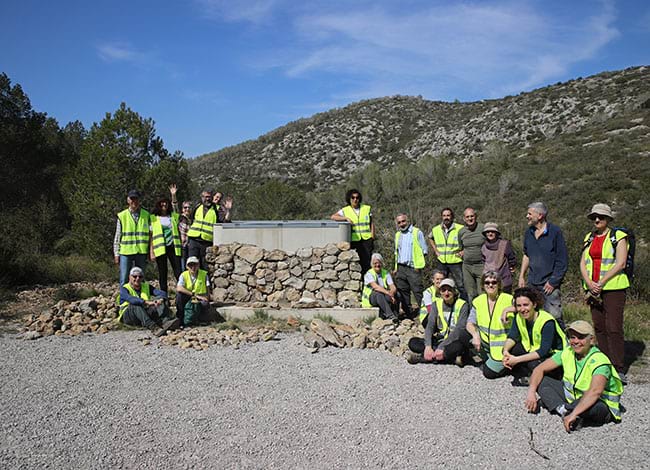 El pou que van recobrir amb pedra. Autor: XPN