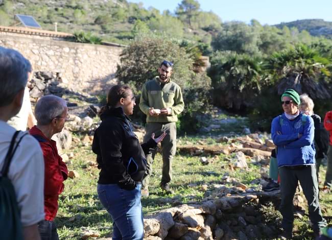 Actuació del Cercle de Voluntaris al Parc del Garraf. Autor: Cercle Voluntaris