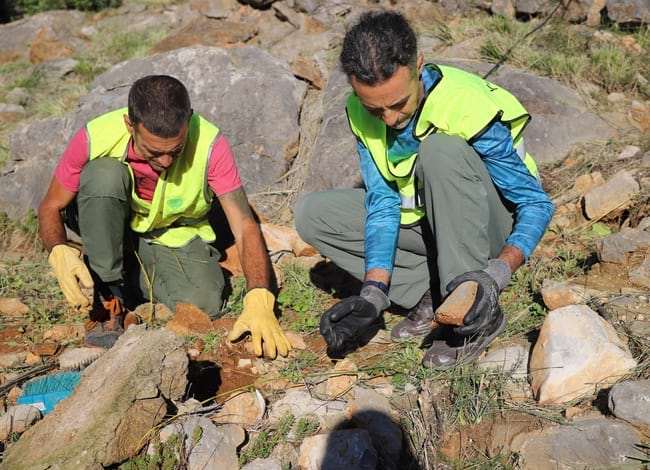 Actuació del Cercle de Voluntaris al Parc del Garraf. Autor: Cercle Voluntaris
