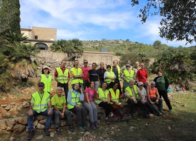 Actuació del Cercle de Voluntaris al Parc del Garraf. Autor: Cercle Voluntaris