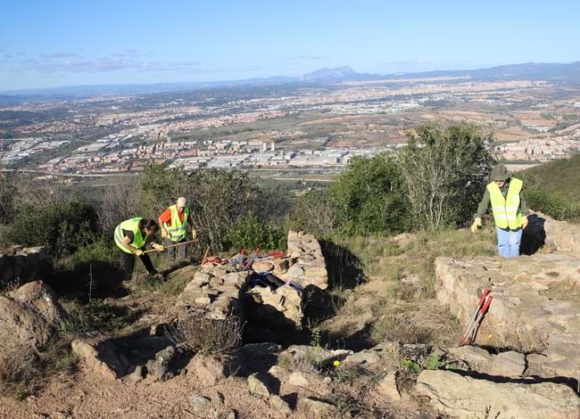 Van poder netejar un perímetre molt gran. Autor: Cercle de Voluntaris