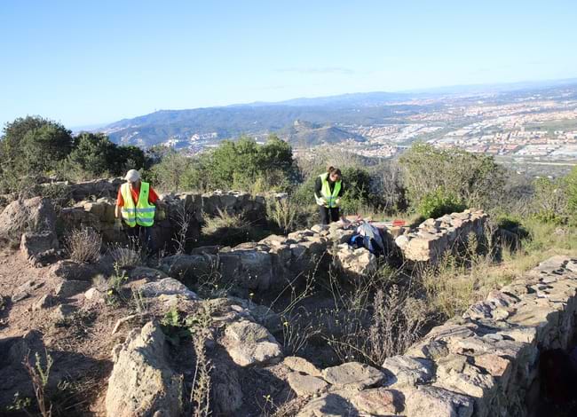 Els voluntaris van netejar la zona de vegetació. Autor: Cercle de Voluntaris