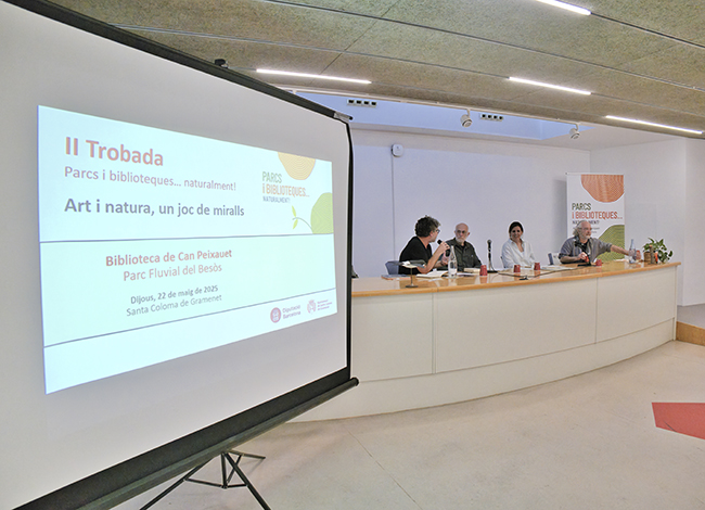 Taula rodona amb les aportacions de Joan Manel Riera, David Ribas i Laura Kotnik. Autoria: Sergi Garriga