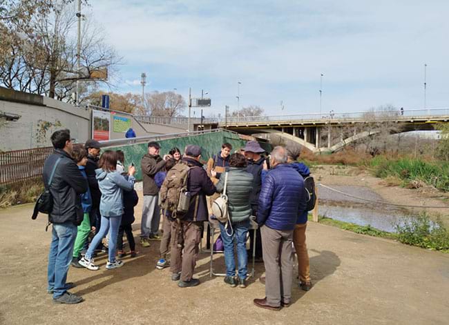 Un moment de l'anellament. Autor: Enrique Gómez