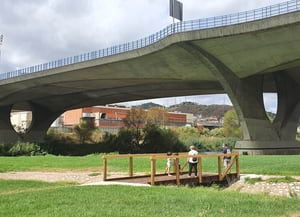 Una de les passeres. Autor: Parc Fluvial del Besòs