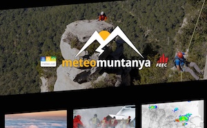 Pàgina d'inici de la web. Autor: MeteoMuntanya