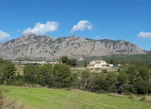 Camps de conreu de Collbató. Autor: Diputació Barcelona