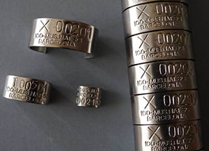 Mostra de les noves anelles.<br />Autor: Institut Català d'Ornitologia (ICO)