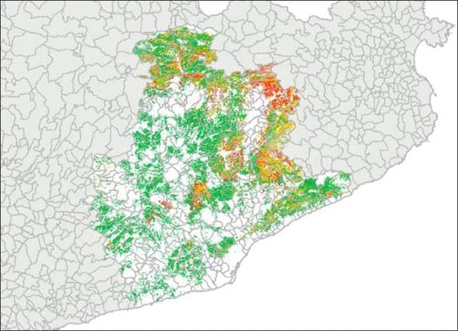 La plataforma SITMUN integra la cartografia generada per l'eina VulneMap. Autor: Diputació de Barcelona