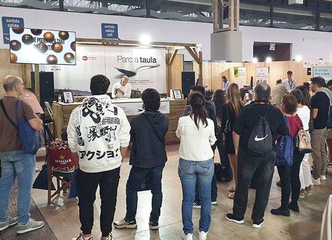 Demostració a l'Espai Parc a taula. Autoria: Depana