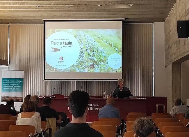 Xavier Roget presentant el programa Parc a taula. Autor: XPN