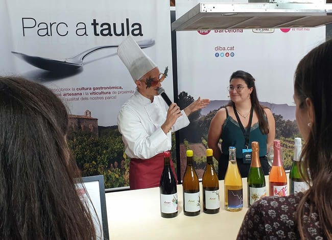 Presentació del celler Avenc del Garraf, a la Fira Àpat. Autor: Depana